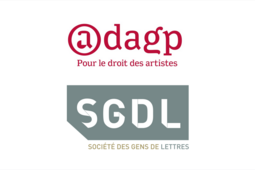 Les logos SGDL et ADAGP