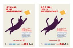 Affiche de la journée de l’indépendance dans le monde du livre 2026
