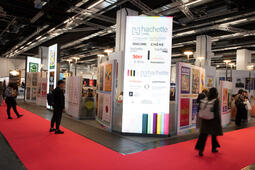 Le stand d'Hachette Livre à la foire du livre de Francfort
