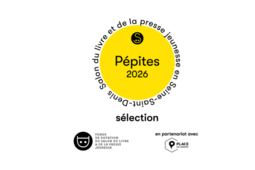 Le visuel de la sélection des Pépites 2026, portée par le Fonds de dotation du Salon en partenariat avec Place des libraires.