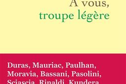 A vous troupe legere_Grasset_9782246844877.jpg