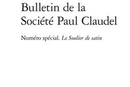 Bulletin de la Societe Paul Claudel n 79 Le _Classiques Garnier_9782406157410.jpg