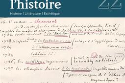 Ecrire l'histoire : histoire, littérature, esthétique, n° 22. Chanson, histoire, mémoire.jpg