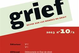 Grief : revue sur les mondes du droit, n° 10-2.jpg