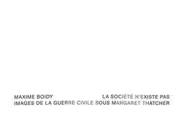 La société n'existe pas : images de la guerre civile sous Margaret Thatcher.jpg