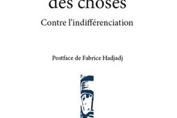 La texture des choses  contre lindifferenciatio_Salvator_9782706727023.jpg