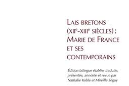 Lais bretons (XIIe-XIIIe siècles) : Marie de France et ses contemporains.jpg