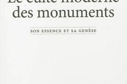 Le culte moderne des monuments : son essence et sa genèse.jpg