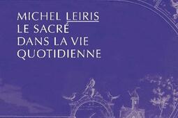 Le sacre dans la vie quotidienne Notes pour le s_Allia_9791030422832.jpg