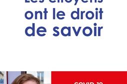 Les citoyens ont le droit de savoir : Covid-19, pandémies et crises sanitaires.jpg