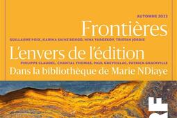 Nouvelle revue française, n° 656. Frontières.jpg
