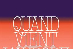 Sensibilites n 14 Quand vient laurore_Anamosa_9782381911441.jpg