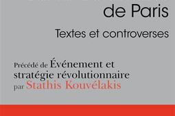 Sur la Commune de Paris  textes et controverses Evenement et strategie revolutionnaire_Ed sociales.jpg