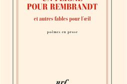 Un peigne pour Rembrandt : et autres fables pour l'oeil : poèmes en prose.jpg